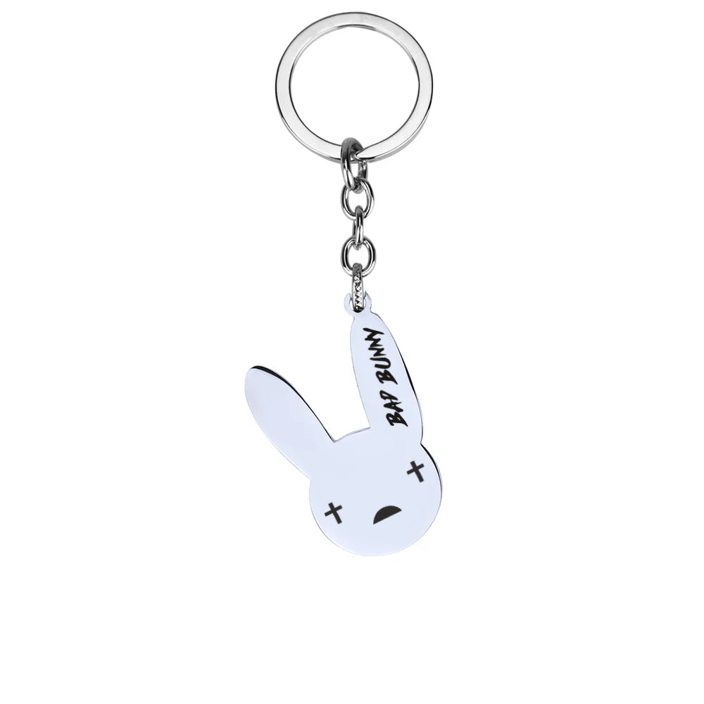 Bad Bunny Pendant Necklace Key Chain