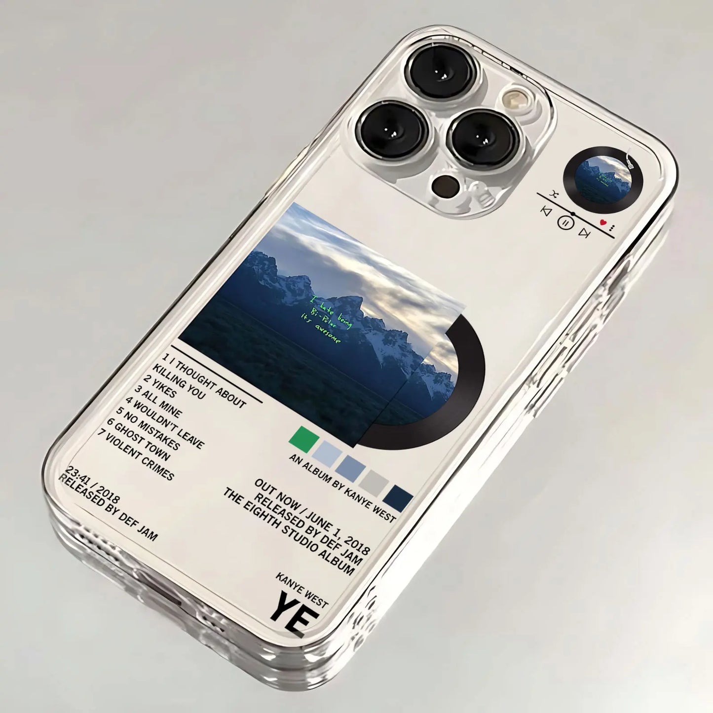 Kanye West Album Phone Case For iPhone