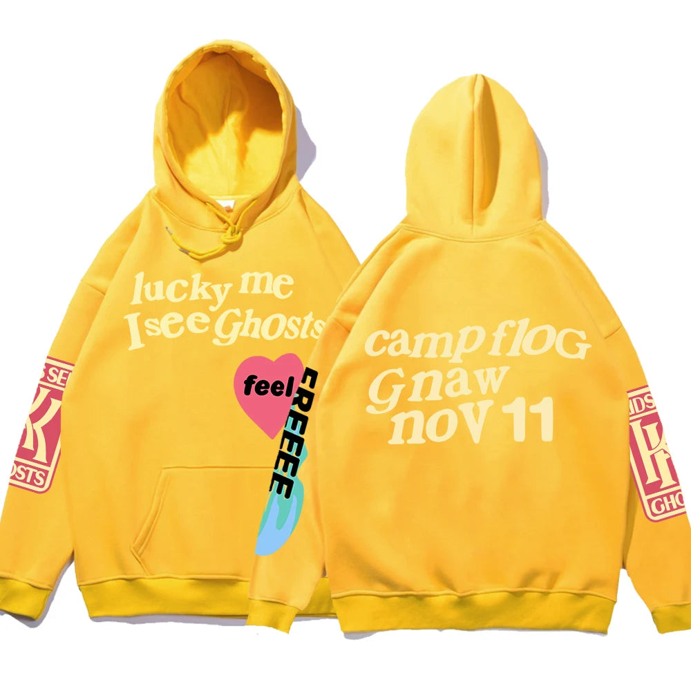 Loose Hooded Kanye Sweatshirts