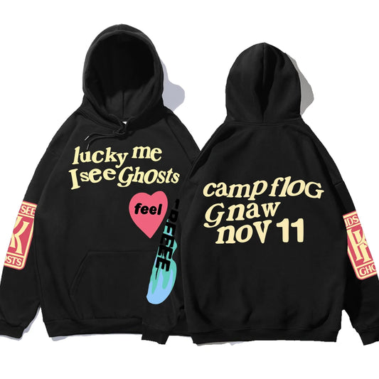 Loose Hooded Kanye Sweatshirts
