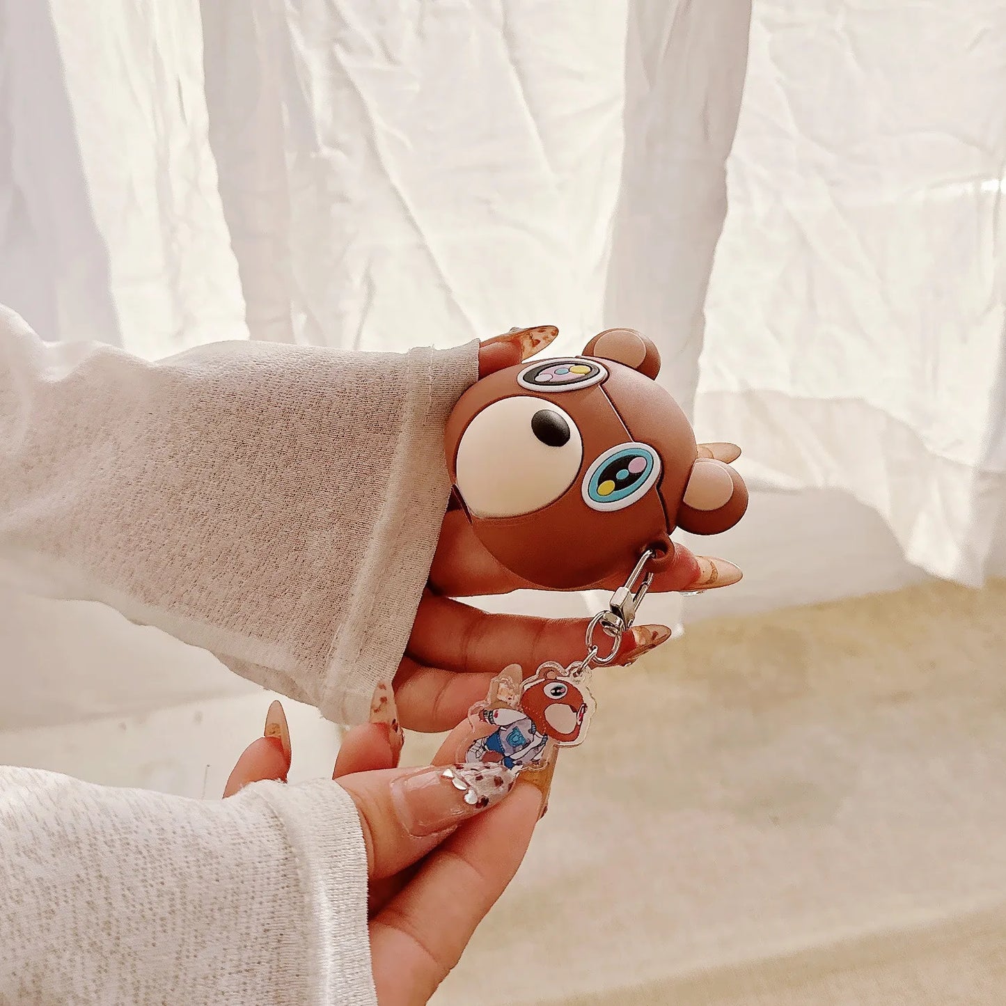 AirPods Case 3D Kanye Dropout Bear