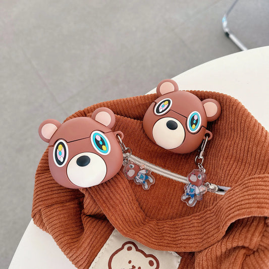 AirPods Case 3D Kanye Dropout Bear