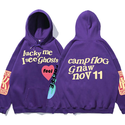 Loose Hooded Kanye Sweatshirts