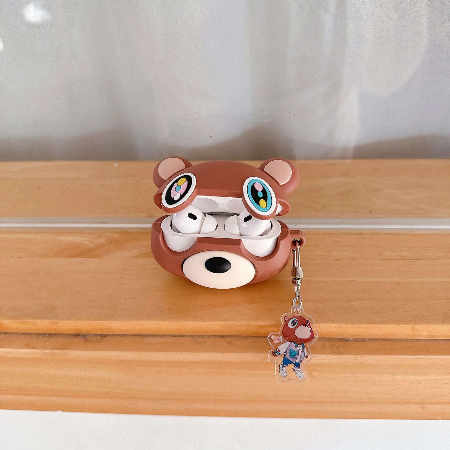 AirPods Case 3D Kanye Dropout Bear