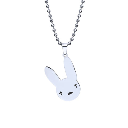 Bad Bunny Pendant Necklace Key Chain