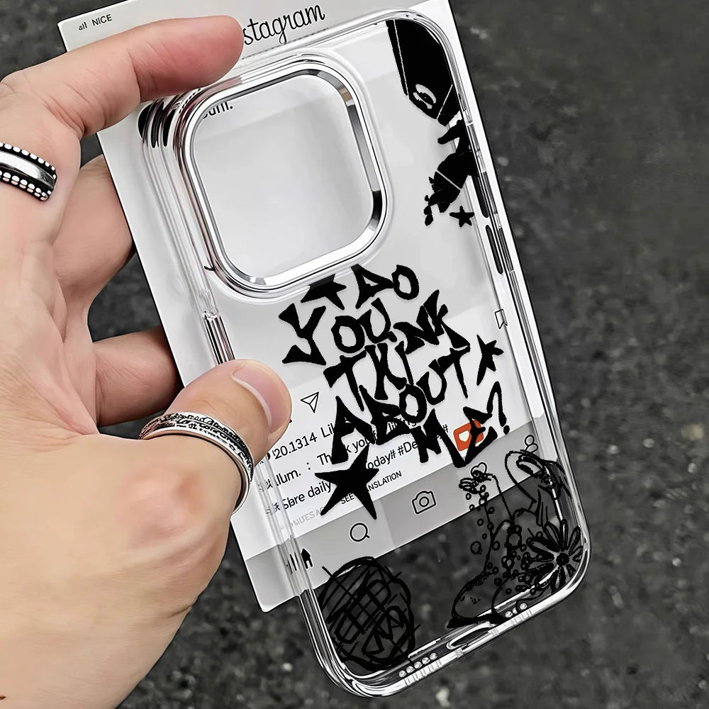 Nsqk Phone Case Transparent For iPhone