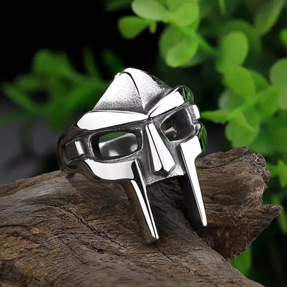 MF DOOM Mask Stainless Steel Ring