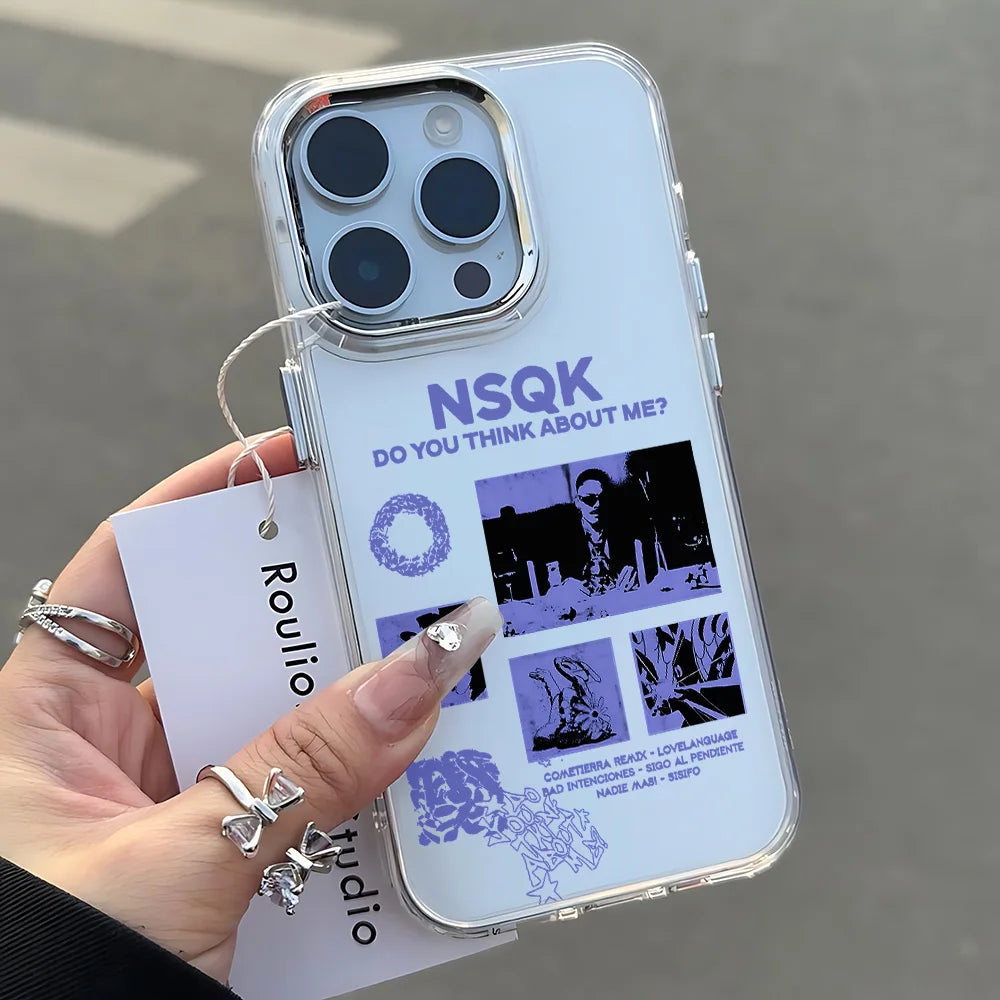 Nsqk Phone Case Transparent For iPhone