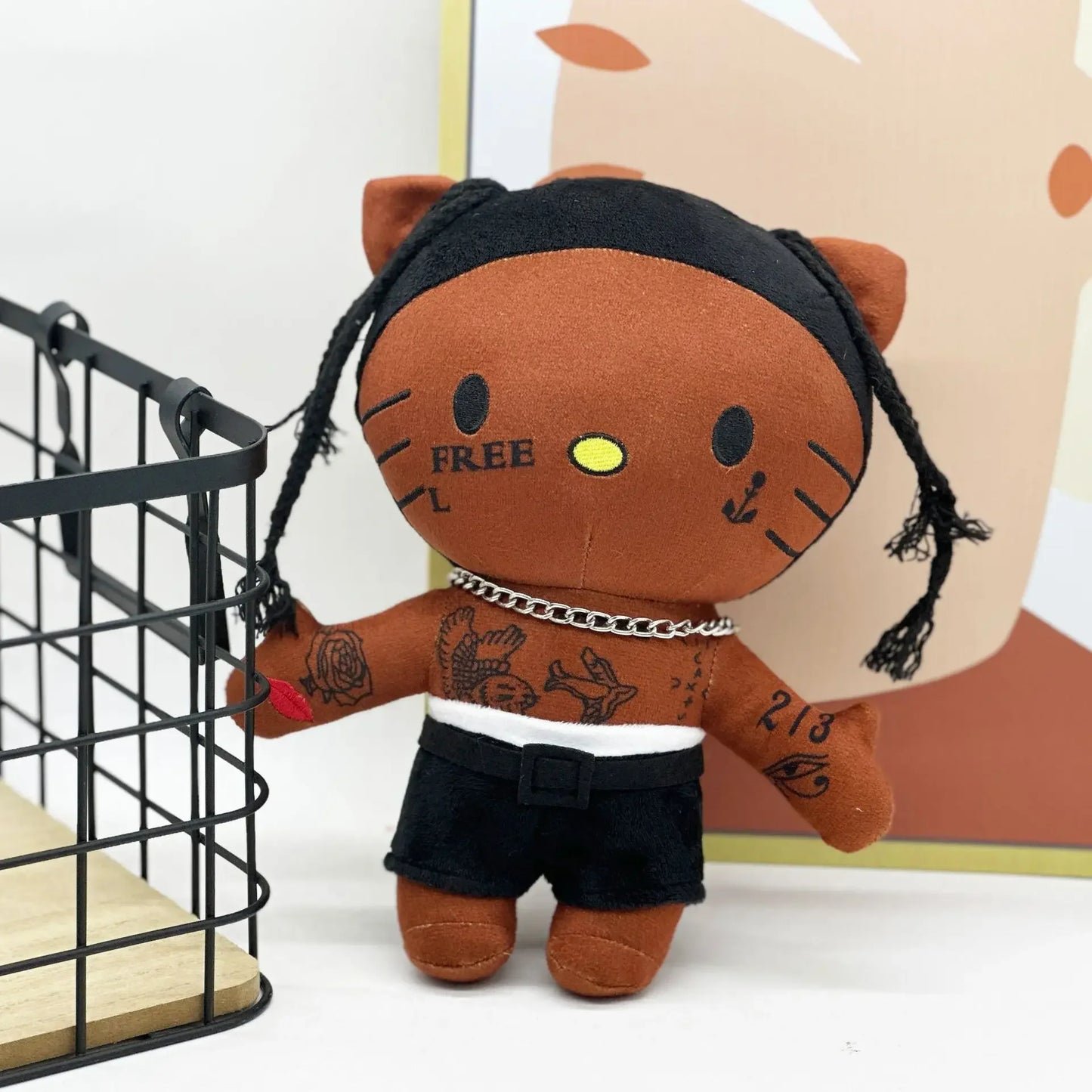 Travis Scott plush hello kitty