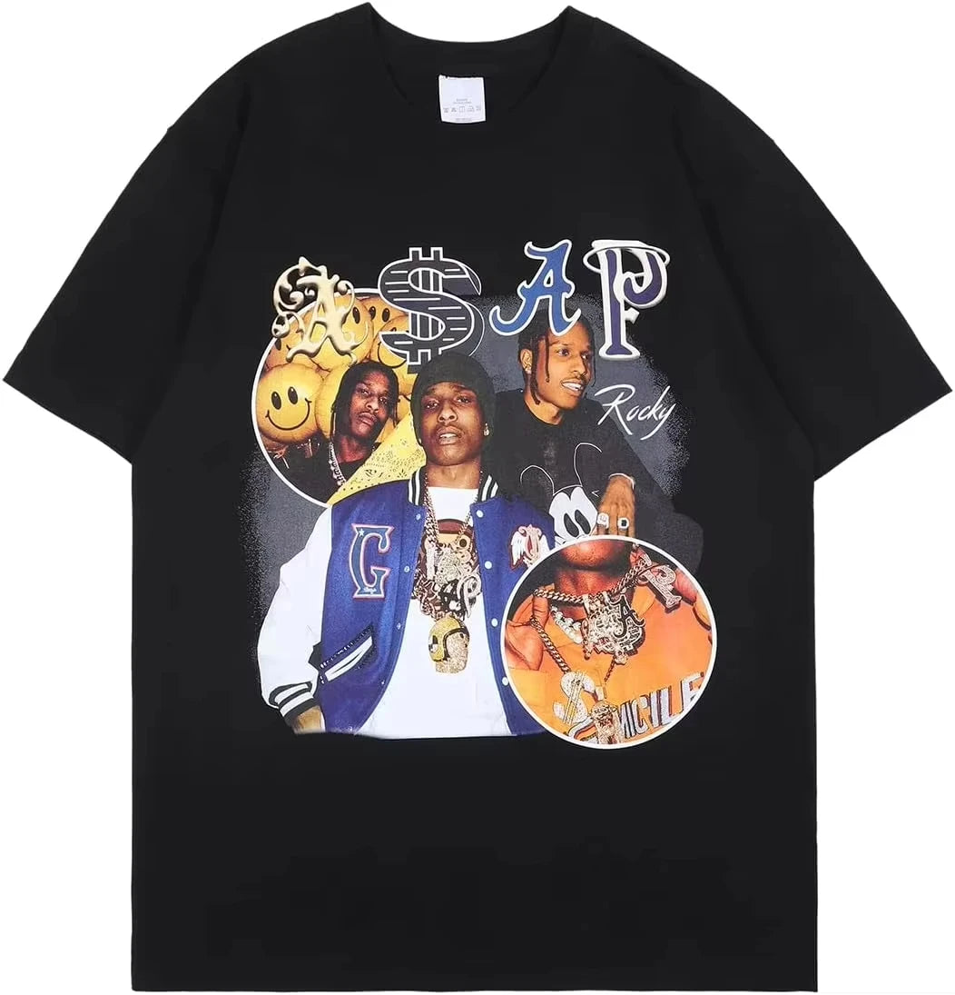 ASAP Rocky T-shirt Casual