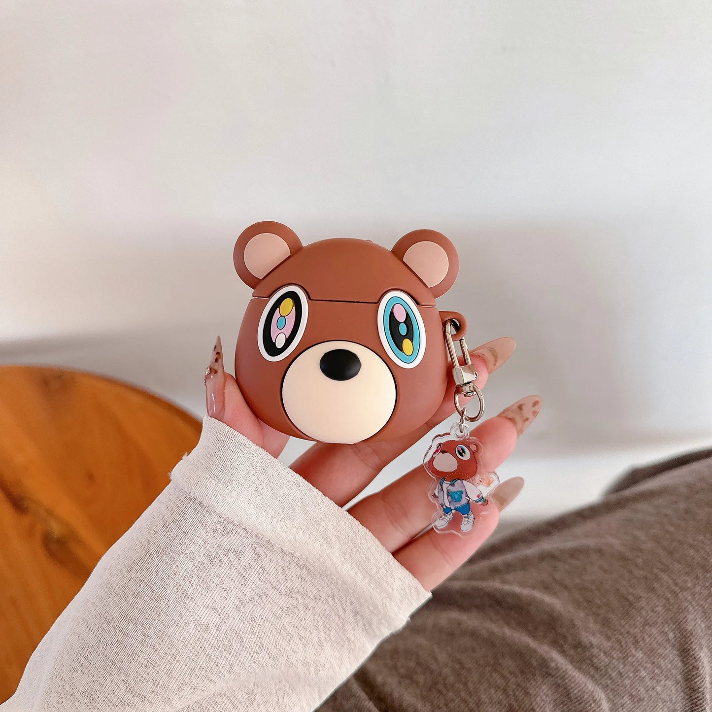 AirPods Case 3D Kanye Dropout Bear