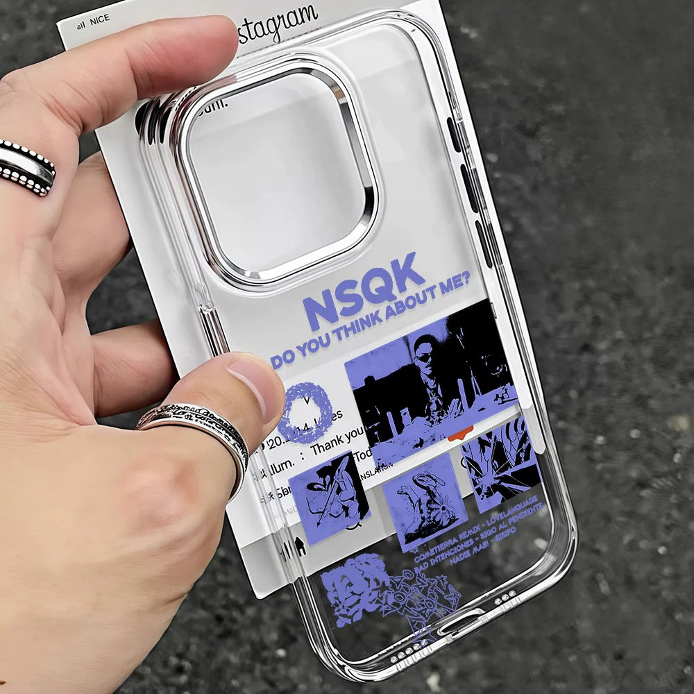 Nsqk Phone Case Transparent For iPhone