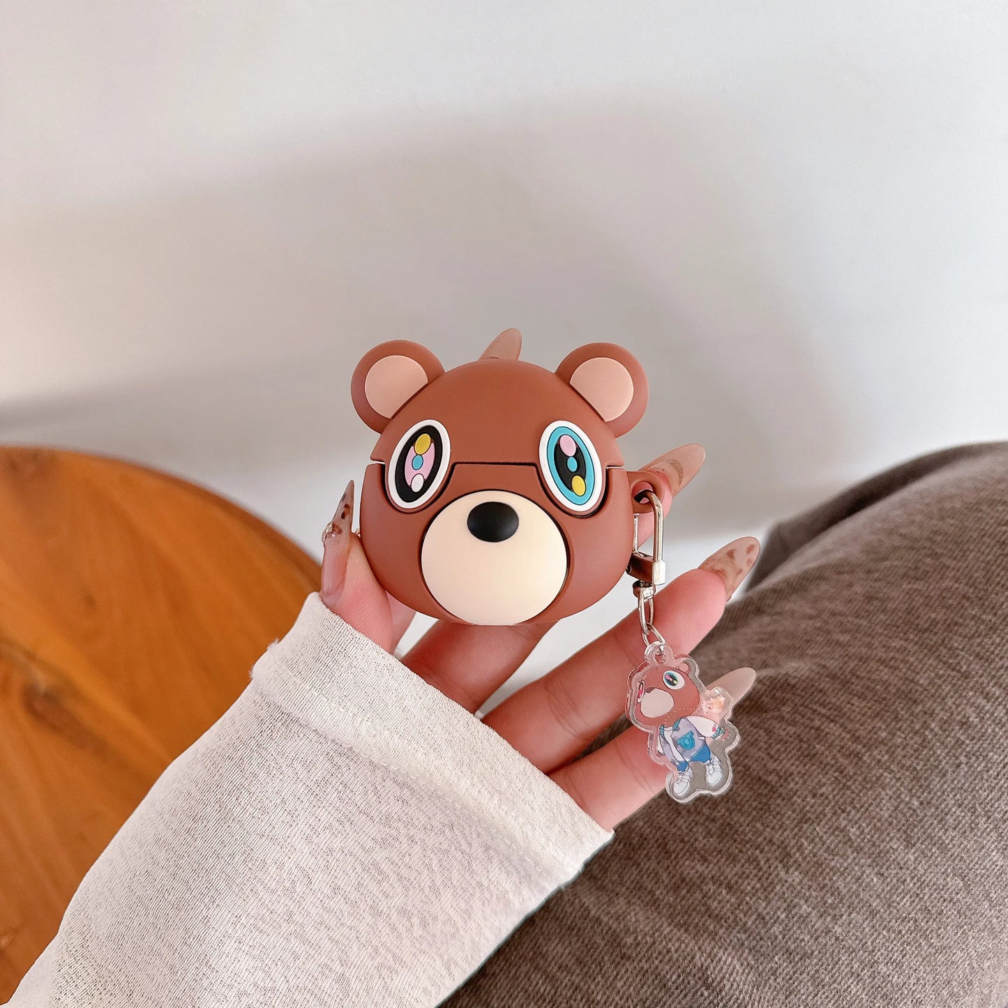 AirPods Case 3D Kanye Dropout Bear